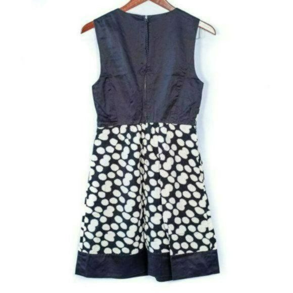 Anthropologie Leifnotes Black and White Print Dress, Size 6 - Picture 2 of 5